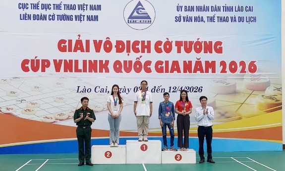 Bắc Ninh xếp thứ Nhì toàn đoàn Giải vô địch Cờ tướng quốc gia 